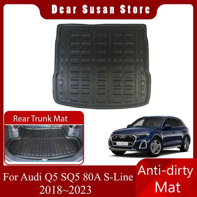 Tapis de coffre arrière pour Audi Q5 SQ5 80A s-line Sportback 2018 ~ 2023,  2019 2020 2021 2022 tapis de coffre de voiture étanche, accessoires de  couverture - AliExpress