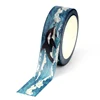 NEW 1PC 10M Decorative Blue Storm Waves and Whales Ocean Washi Tape DIY Journaling Adhesive Masking Tape Stationery 1
