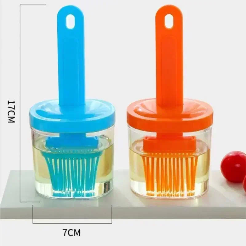 Silicone Bottle  High Temperature Resistant Portable Barbecue  Household Baking  Pancake Brush Oil Tool