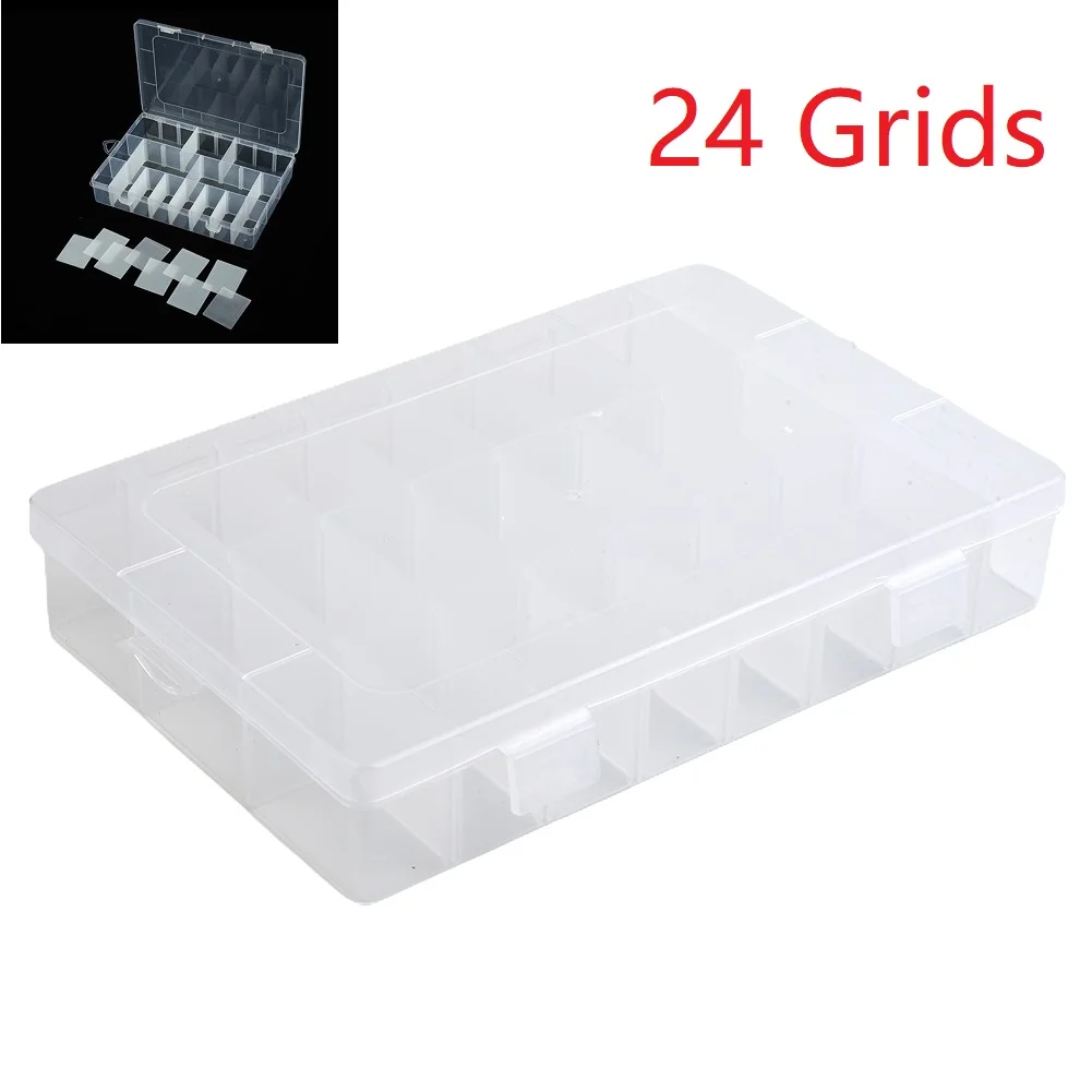 24 grid Parts storage, electronic components storage box - AliExpress