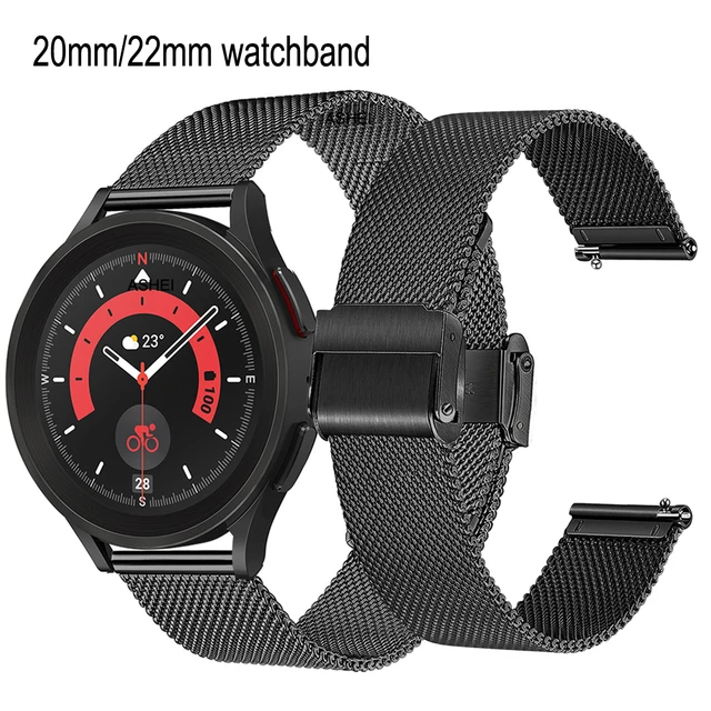 20mm 22mm for samsung galaxy watch 3 45mm 41mm active 2 band for Galaxy  Watch 4 Classic 46mm 44mm 42mm 40mm strap Fabric correa - AliExpress