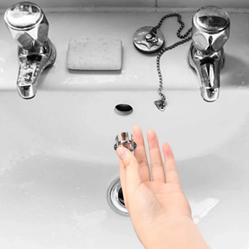 Cubierta de Orificio de Desbordamiento para Lavabo, Anillo Embellecedor de  Plástico para Fregadero de Baño, Tapa Redonda de Repuesto - AliExpress