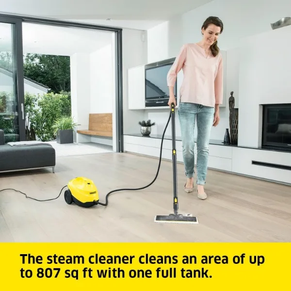 Kärcher - SC 3 Portable Multi-Surface Steam Cleaner/Steam Mop with Attachments – Chemical-Free, Rapid 40 Second Heat-Up 3