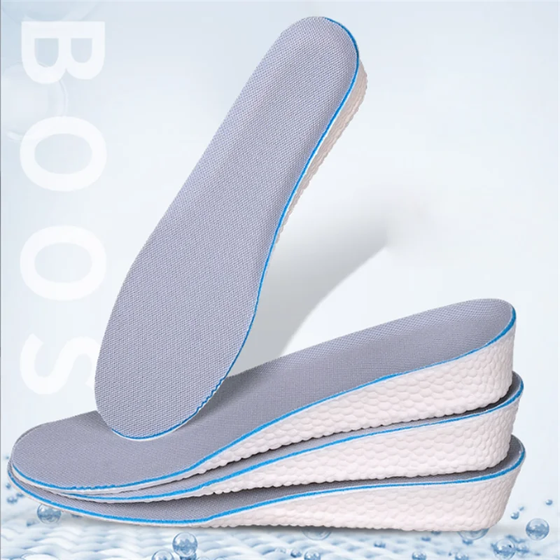 

1.5-3.5cm Orthopedic Height Increase Insoles For Women Men Shoes Breathable Comfortable Cushioning soft sole Feet Care Insole