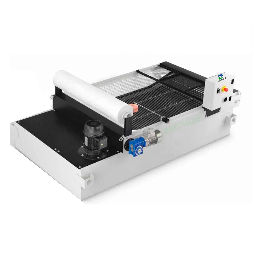 

Numerical control paper tape filter for filtering and purifying cutting fluid by grinding machine tool