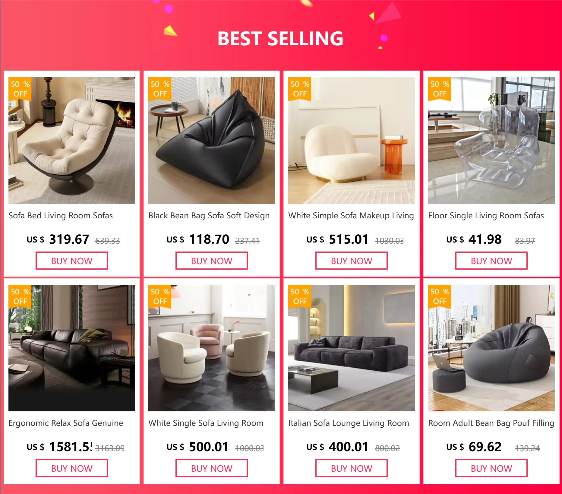 Description Picture 2 of itemBedroom Chair Frameless Sofa Furniture Luxury Aesthetic Room Adult Bean Bag Cheap Sofas Living Multifunctional Folding Floor