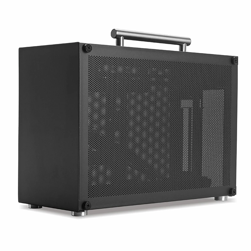 METALFISH T60 Mini ITX Black Case 9L With Acrylic Or Mesh