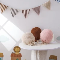Baby Teddy Velvet Balloon Photography Accessories Newborn Soothing Pillow Nordic Babys Room Wall Hanging Ornaments Decorations 3