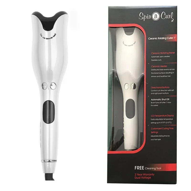 Multi-Automatic Hair Curler Hair Curling Iron LCD Ceramic Rotating Waver Magic Curling Wand Irons Styling Tools