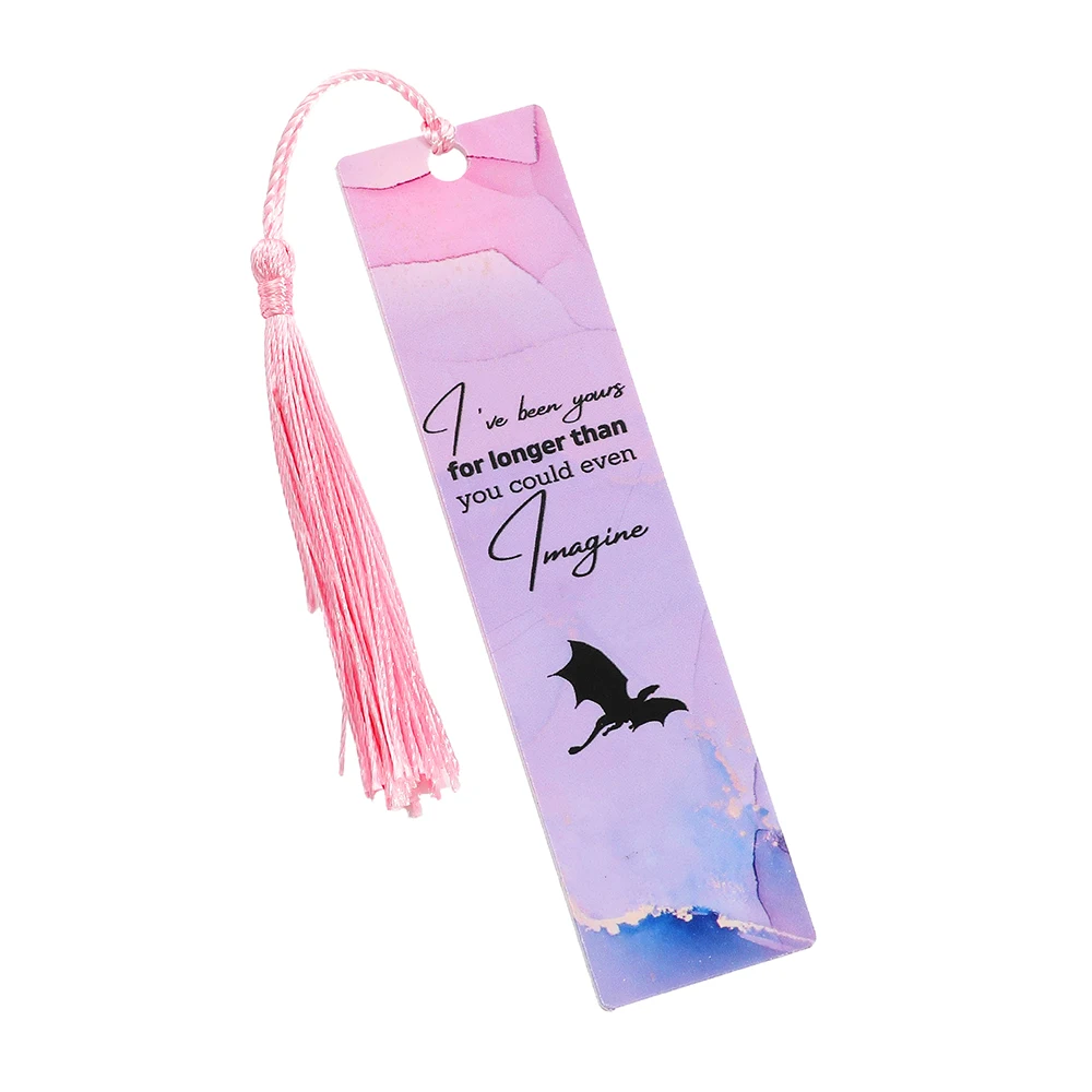 Black Dragon Acrylic Bookmarks Gift Set