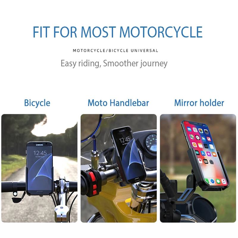 Supporto per Telefono Cellulare e GPS da Manubrio per Moto Honda XADV 750 - immagine 2