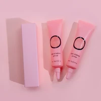 15g Private Label Makeup Base Custom Bulk Pink Hose Tube Box Makeup Primer Isolated Moisturizer Eye Make Up Brighten Skin Vegan 1