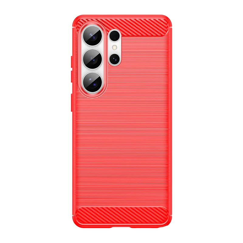 Shockproof Silicone Brushed TPU Protective Phone Case Bumper Cover