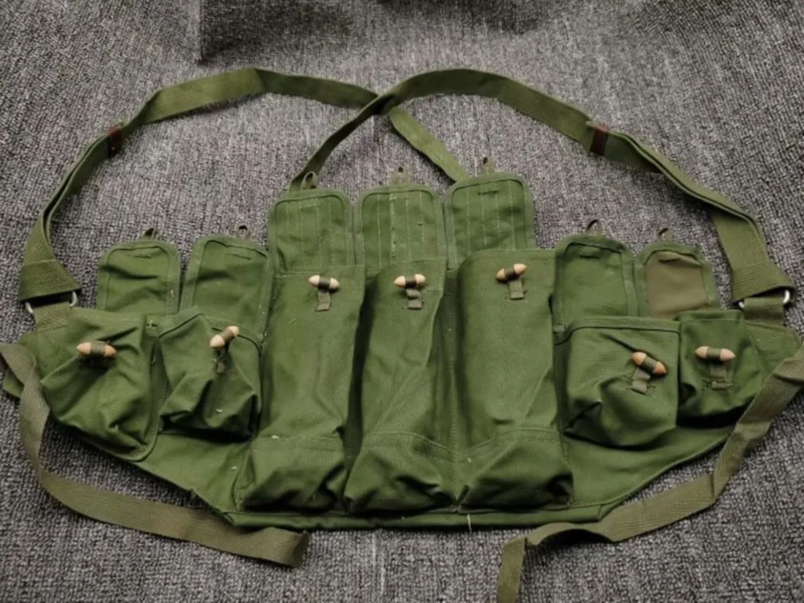 Ammo Pouch Chinese Military Type 56 Mag Ammo Pouch Field Assault Chicom Type56 Chest Rig