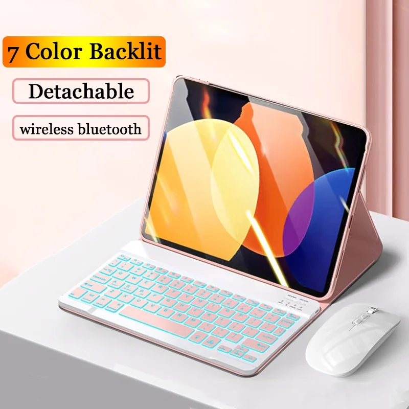 

Case for Honor Pad X9 11.5 2023 Pad V8 11 Inch X8 Pro 11.5 2023 V6 V7 10.4 Lite X8 9.7 Inch X8 10.1 V Bluetooth Keyboard Cover