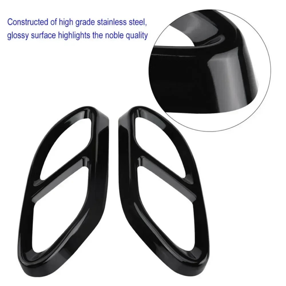 Enhance Your Car's Appearance with For Mercedes GLC C E Class W205 Coupe W246 W212 W213 W176 Exhaust Pipe Tip Cover