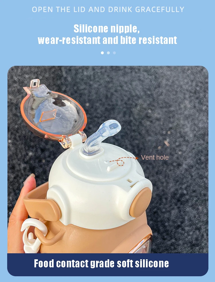 Water Bottle Children's Space Capsule Plastic Large 5 820ml Children's Water Bottle Space Capsule Plastic Large