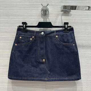 

2024 Women's Clothing Versatile twill denim short skirt Spring Summer New No.53