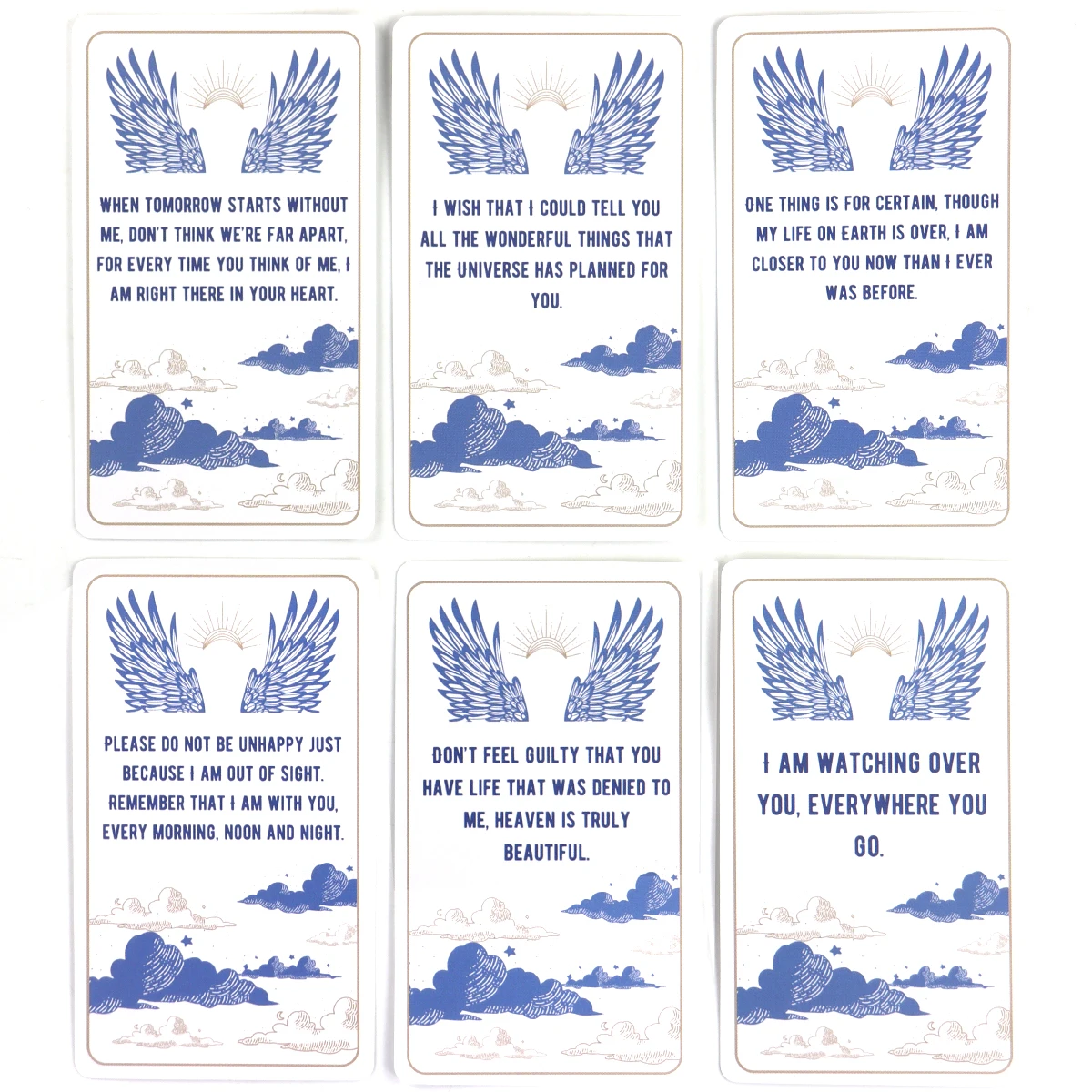 Message From Heaven Oracle Cards For Family Party High Quality Fortune Telling Divination Tarot Cards Deck Game 6