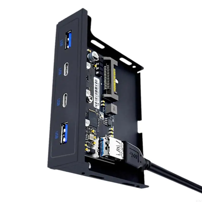 D7YC 19/20Pin Desktop Computer 3.5Inch Floppy Bay Panel Expansion Adapter