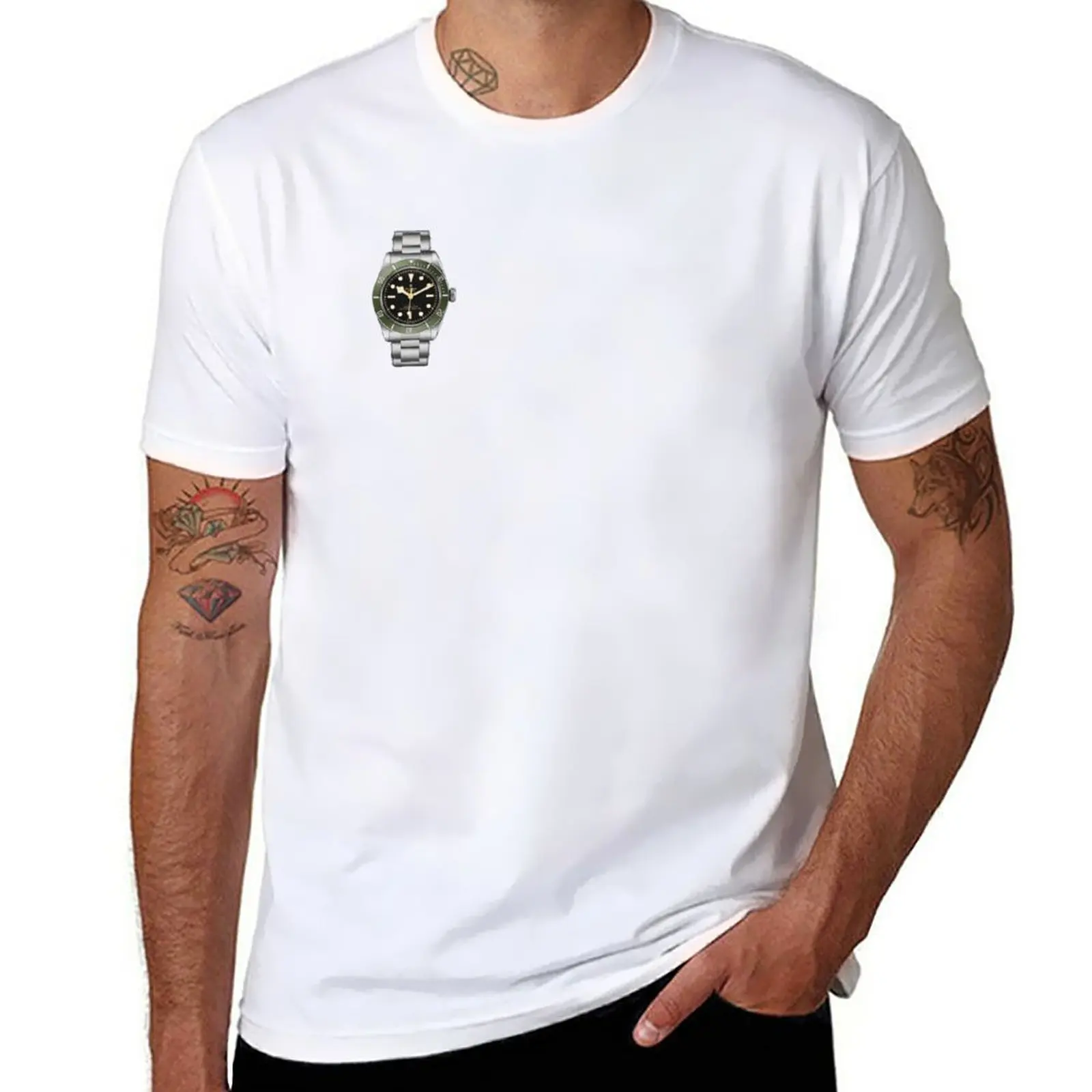 New Tudor Black Bay "Harrods" Edition T-Shirt Tee Shirt Ragazzi Magliette Bianche Magliette Da Allenamento Per Uomo