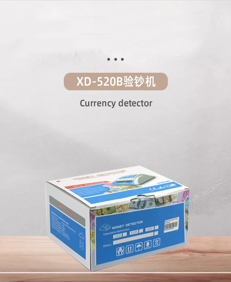 HL-520B Portable FAKE Banknote Detecting Machine Mini Money Counterfeit Currency