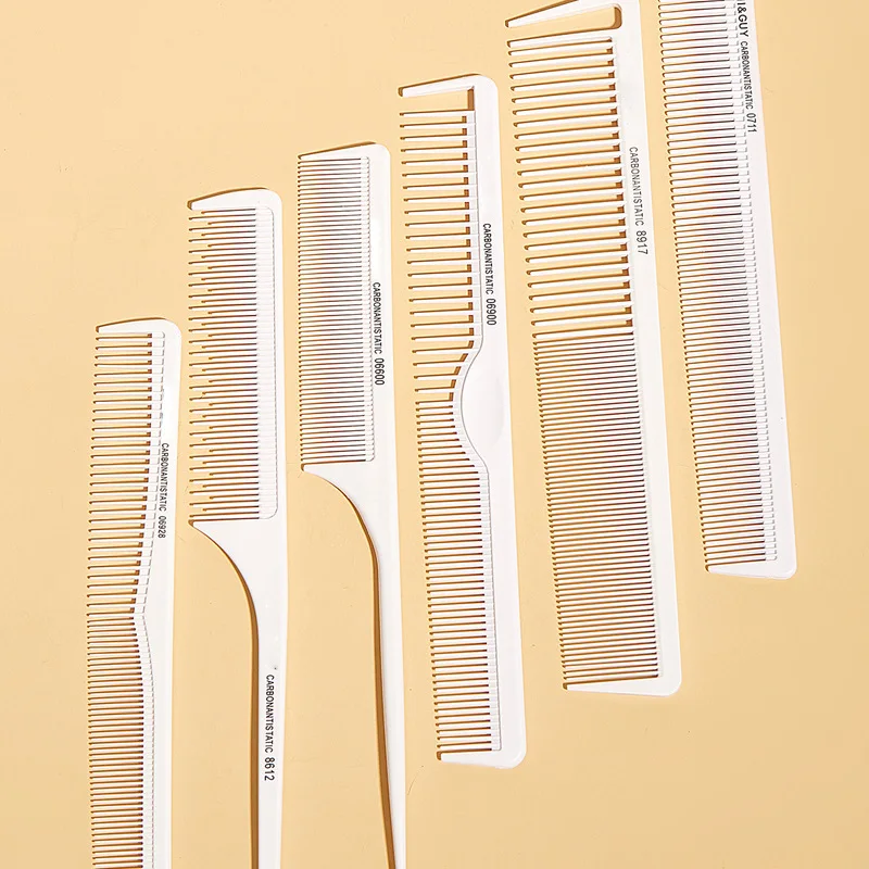 Hairdressing Carbon Comb Professional Hairdresser Cutting Comb Anti Static Hair Comb Haircut Tools Barber Hair Styling Comb 4