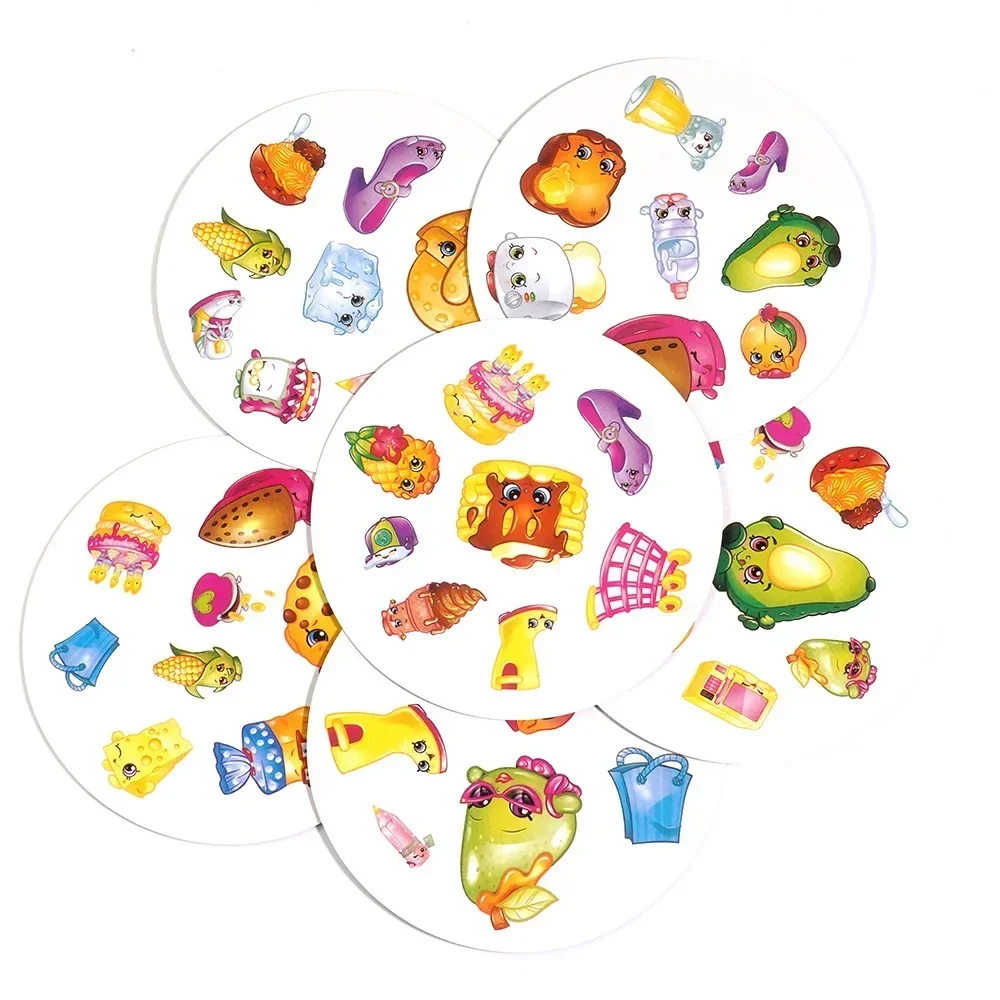 Jeu de cartes Double JubenzCard pour enfants, jeu de société de table, boîte en métal HP, jouets assortis pour enfants, 62 styles