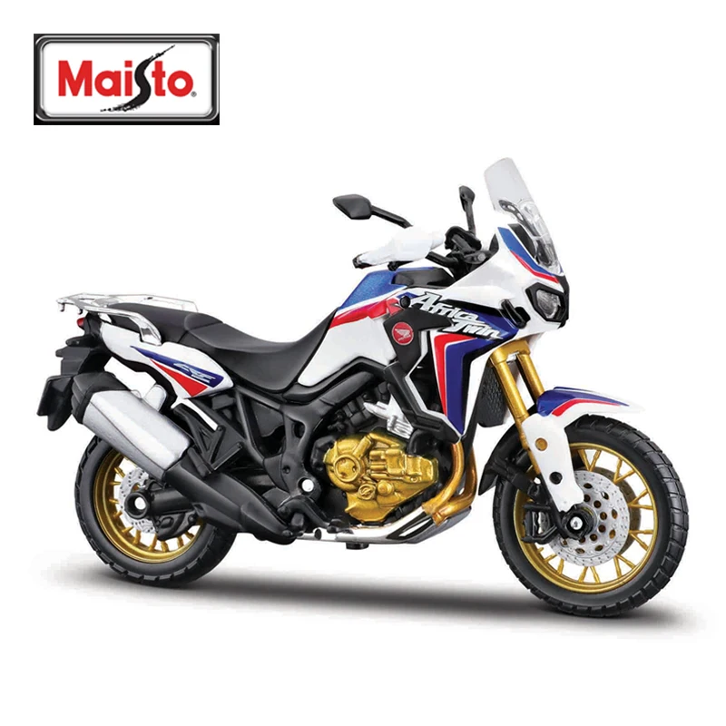 Maisto 1:18 Honda Africa Twin DCT Static Die Cast Vehicles Collectible Hobbies Motorcycle Model Toys