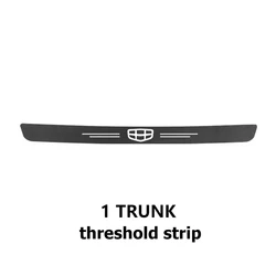 Carbon Fiber Car Door Sill Anti - Scratch Protection Strip (Trunk - 1PCS-)