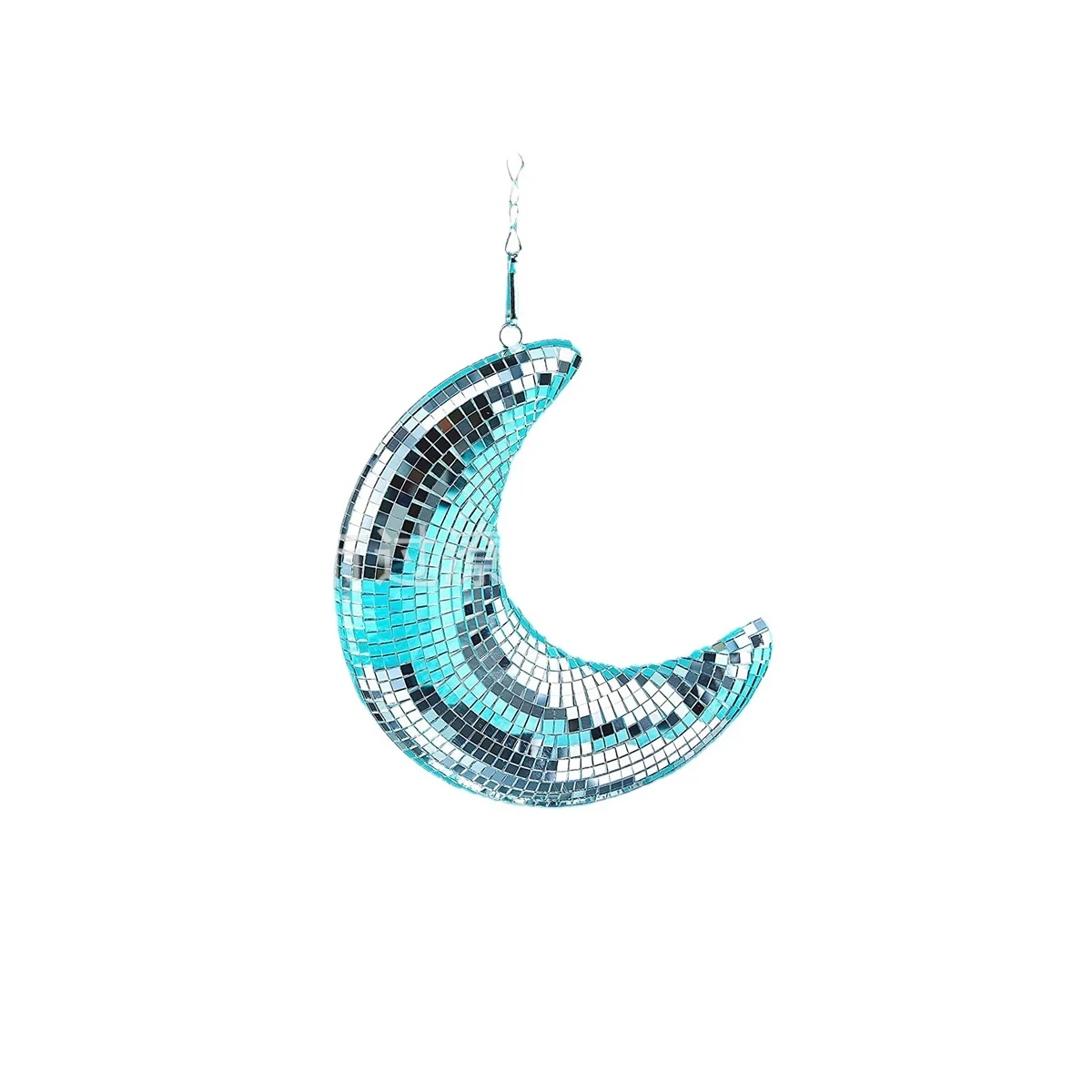 Disco Ball Moon Shaped Disco Balls Decor Per Feste, Stanze, Casa, Bar,Hanging Disco Decor Retro-Reflective Disco Ball