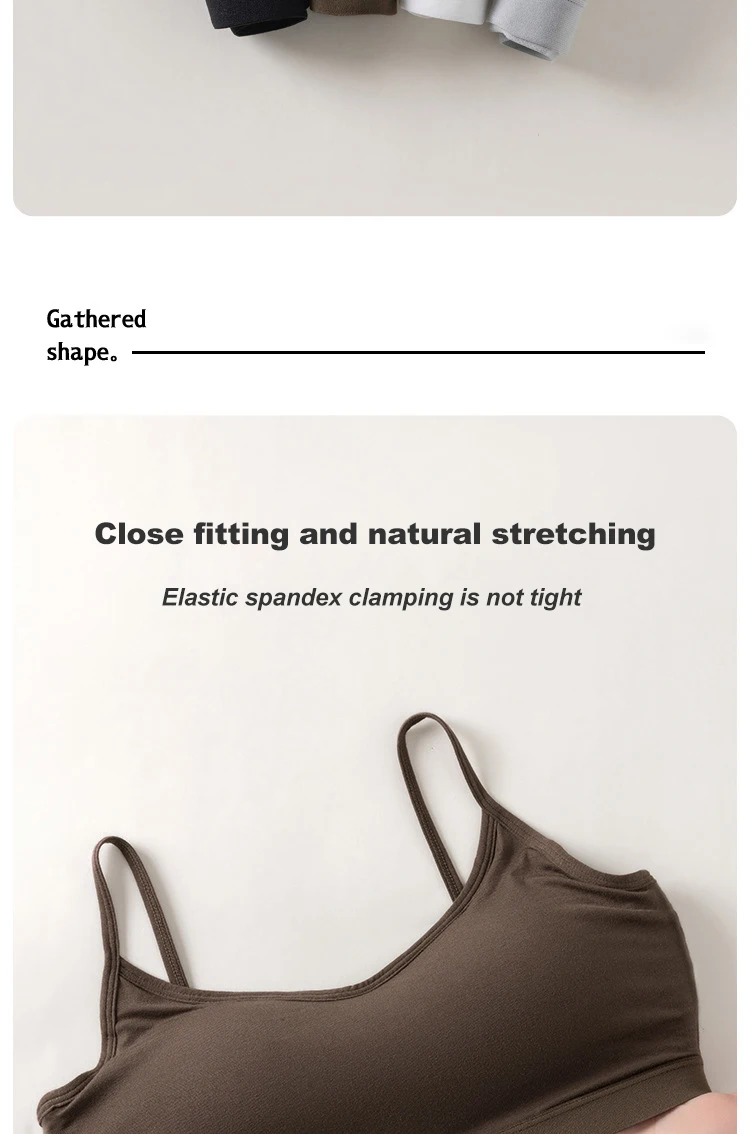 1pcs Ice Silk Seamless Sport Bra Gather Prevent Sagging Underwear No Steel Ring Comfortable Large Size Bra Sexy Vest Bralette