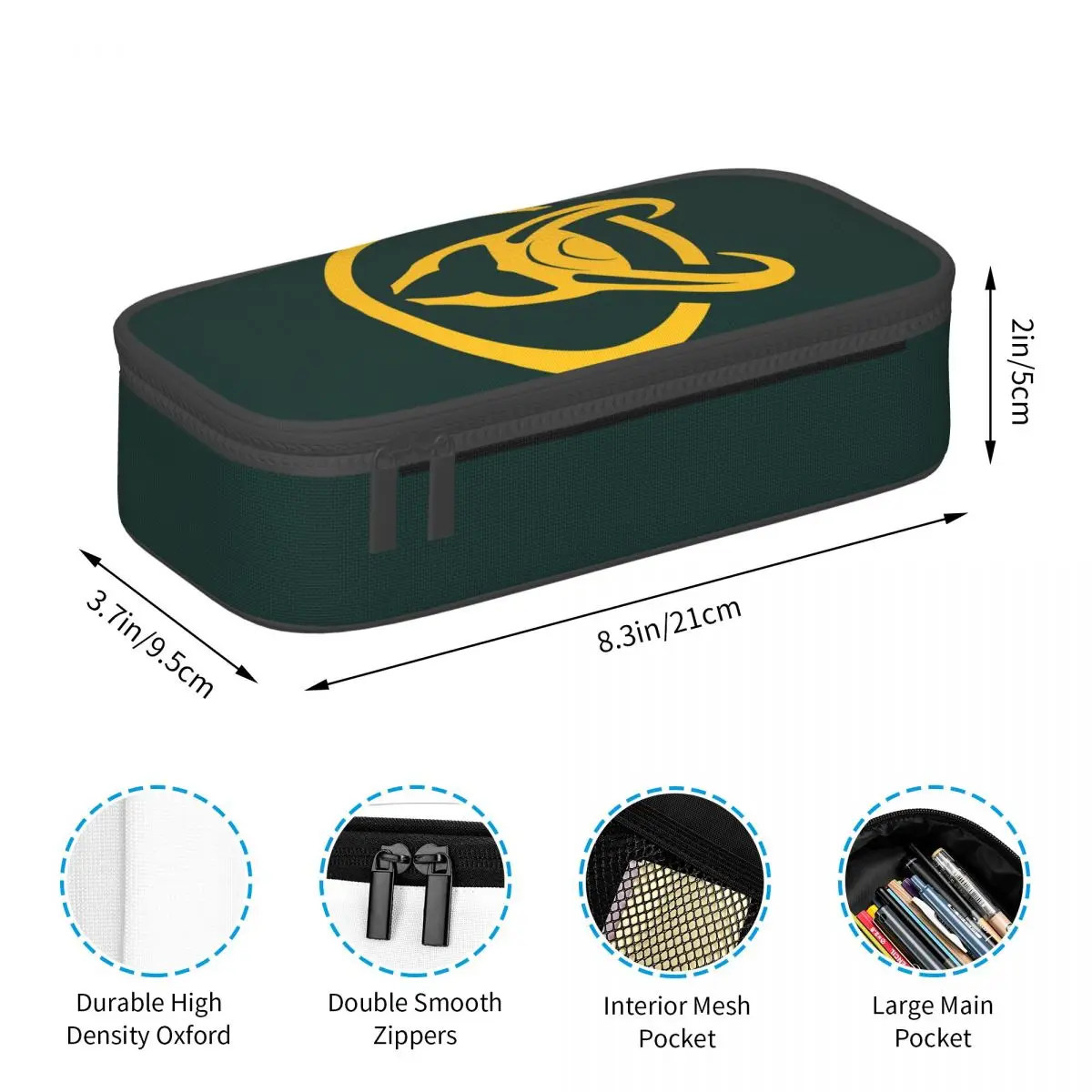 Loki Variant Pencil Cases Large Storage Pen Bags Pen Box Pencil Pouch For Boys Girls Students Stationery School Office