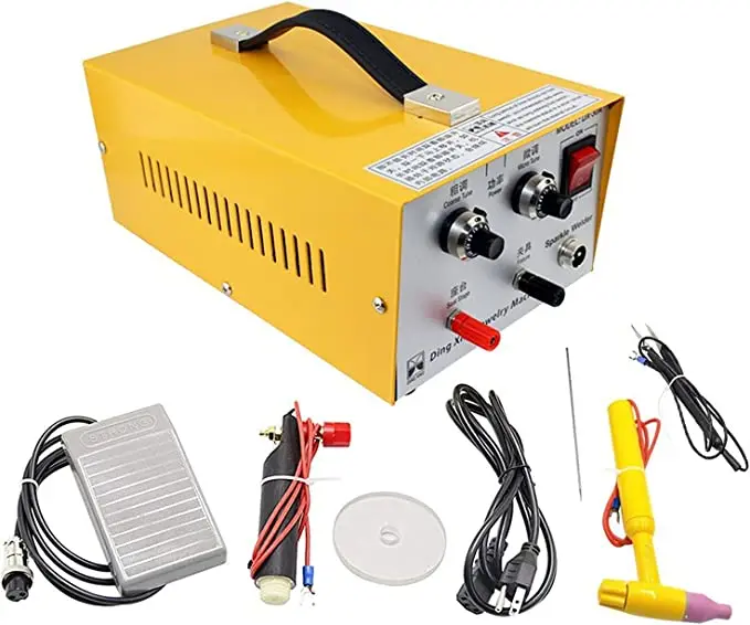 

Jewelry Tools Spot Welder 30A Pulse Sparkle Welding Machine For Gold and Silver Necklace Ring Butt Handheld Laser Welder Machine