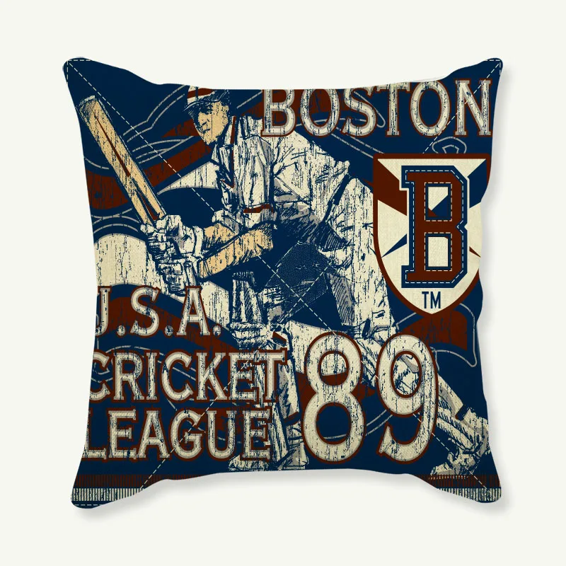 

Чехол для диванной подушки в американском стиле с Бейсбольным движением