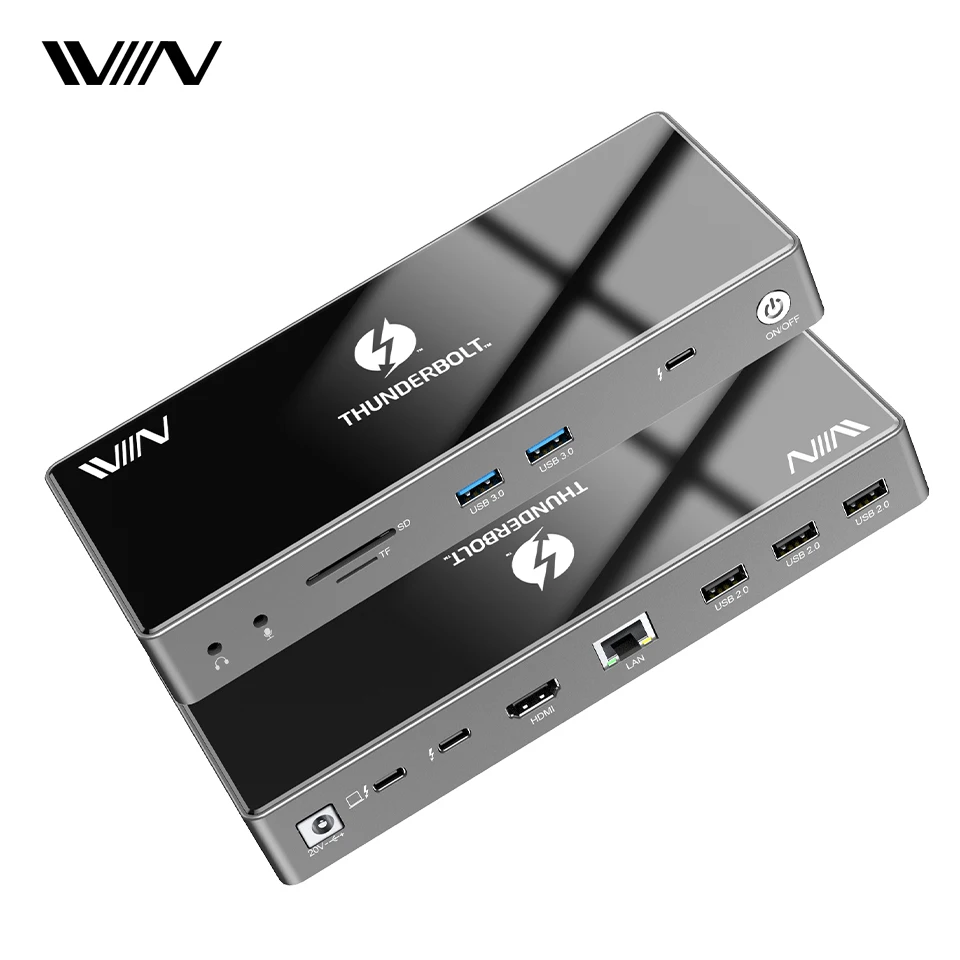 Usb 3 0 docking station iviin universal usb c docking station with dual