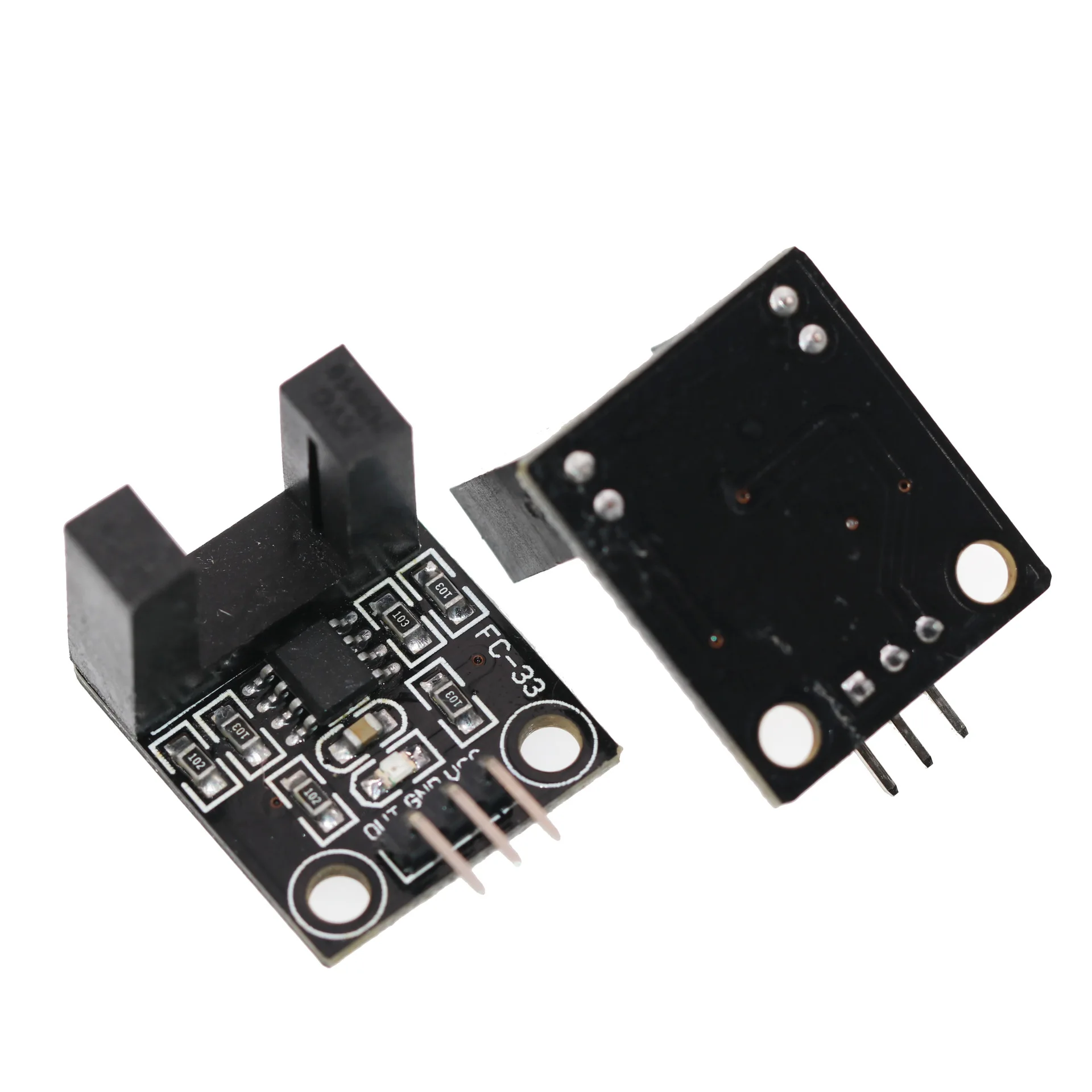 

Photoelectric Beam Speed Sensor Module 5V Slot-Type Optocoupler Tacho-Generator Counter Module For Arduino Diy Kit