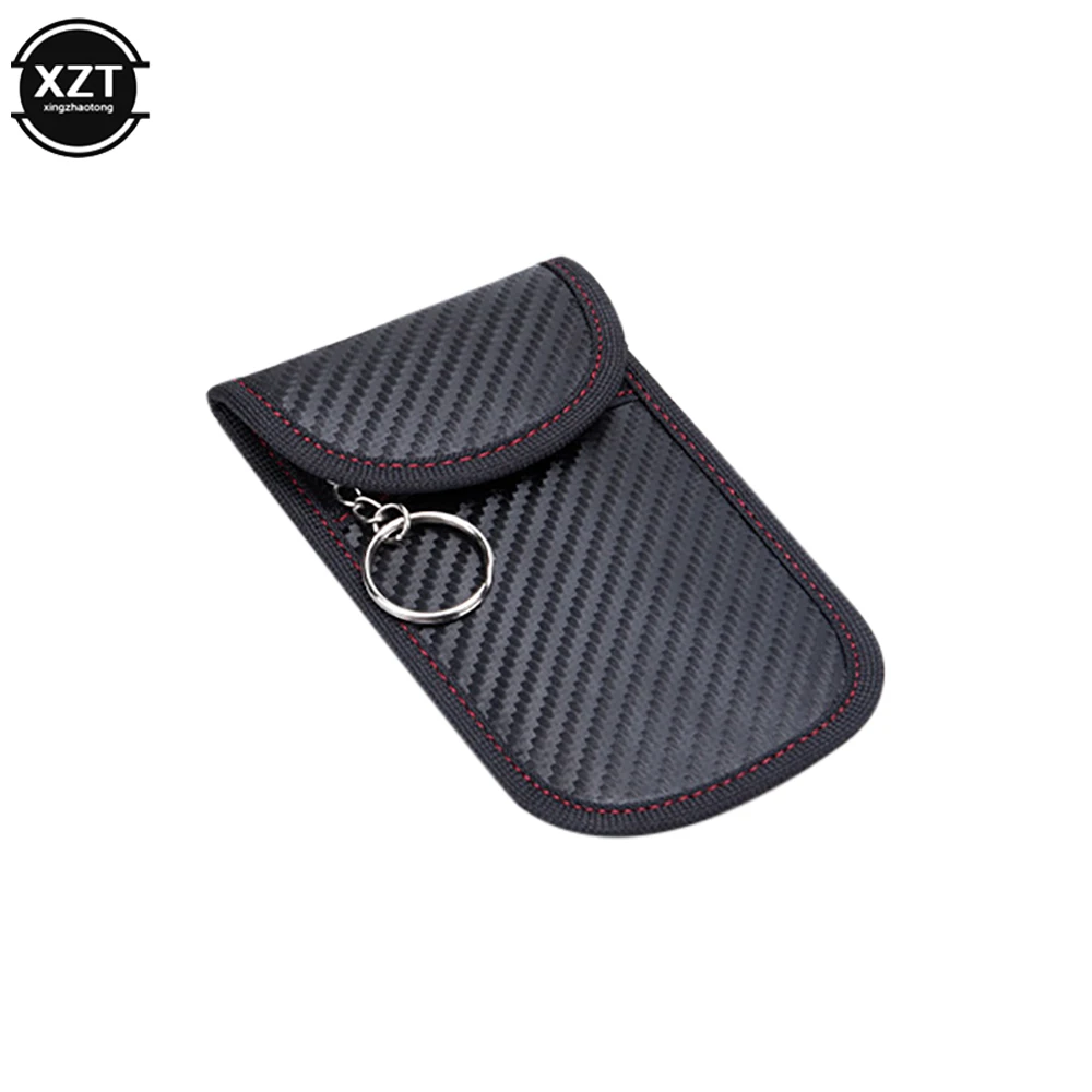 Faraday Key RFID Electromagnetic Shielding Bag Credit Card FOB Signal Blocker Case Keyless Entry Car Anti Theft Bags car key blocker car key shielding box faraday key fob protector