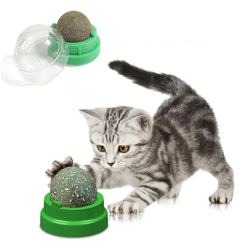 Catnip Balls for Cats Edible Kitty Toys for Cats Lick Safe Healthy