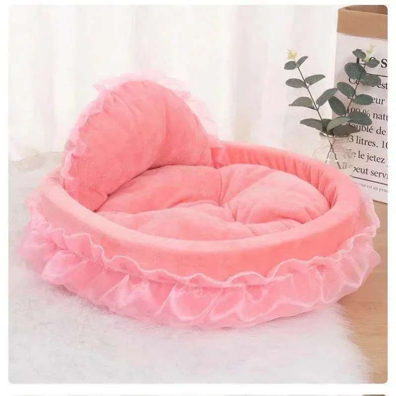 Pet Bed Dog Cat Sofa Detachable Oval Bed Basket pet bed