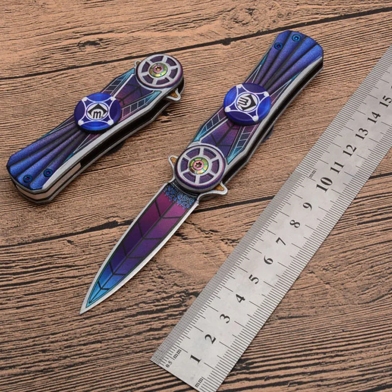 

Folding Knife Military Tactical Pocket Knife Self Defense Outdoor Tools Camping Hunting Survival Knives Gyro Toy For Boy Gifts