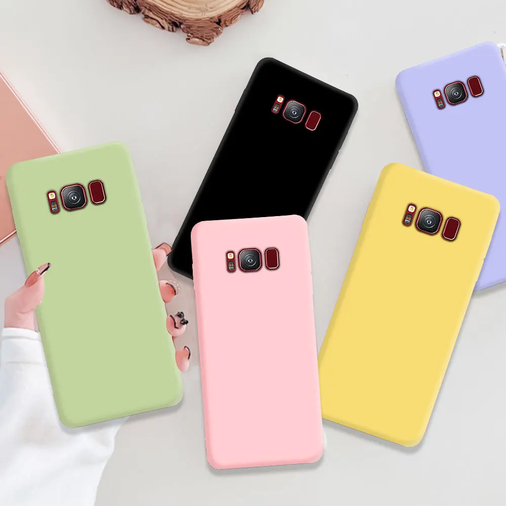 Phone Case Liquid Silicone Soft Cases For Samsung Galaxy S8 S9 S10 S20 S21 FE S22 S23 Plus For Samsung Note 8 9 10 20 Plus Cover
