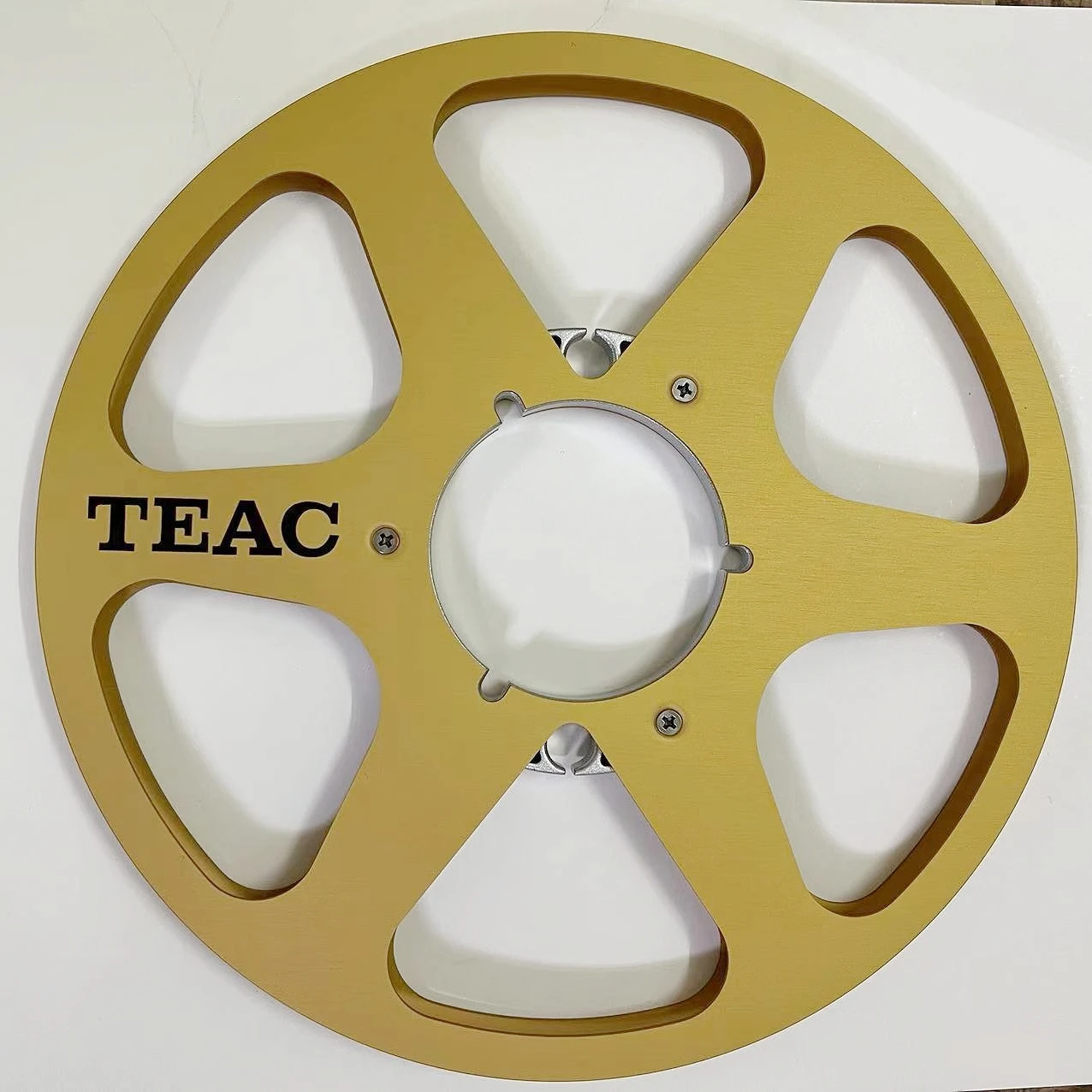 1/4 10.5 Inch Open Reel Audio Tape Empty Nab Hub Reel-To-Reel Recorders  With Disk New Aluminum Accessories By teac