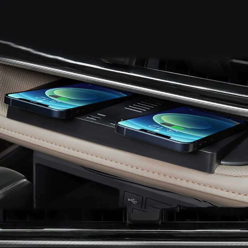 

Автомобильное беспроводное зарядное устройство для телефона, зарядная панель, зарядный держатель для Toyota Highlander Crown Kluger 2022 2023, аксессуары