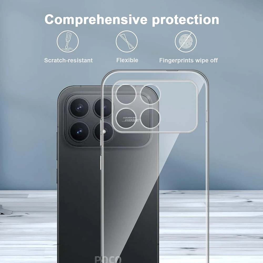 Ultra Thin Silicone Soft Clear Shockproof TPU Slim Phone Case