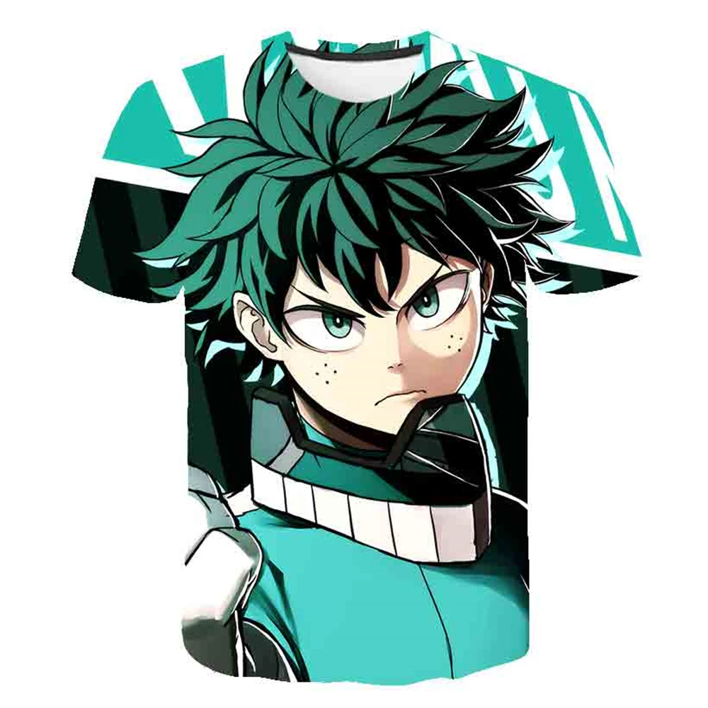 My Hero Academia Anime T Shirt For Men Camisetas Manga Tops Clothes Ropa  Hombre Streetwear Tee Camisa Masculina Verano Koszulki| | - AliExpress