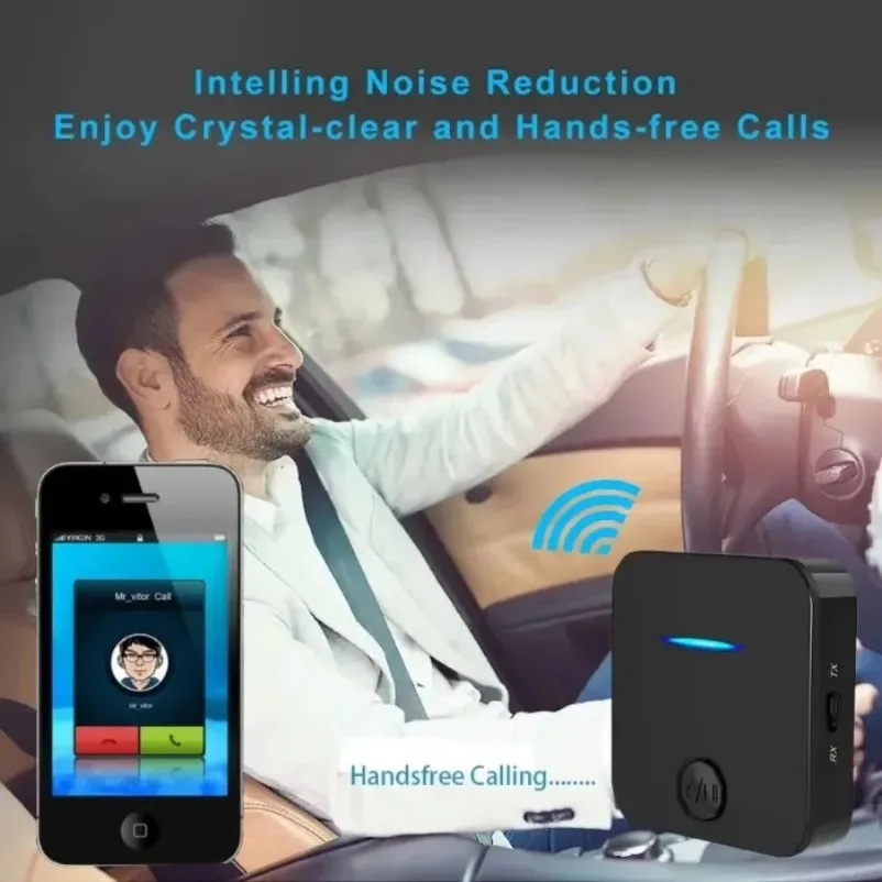 Adapter Audio Bluetooth Wireless For Car PC TV Headphone