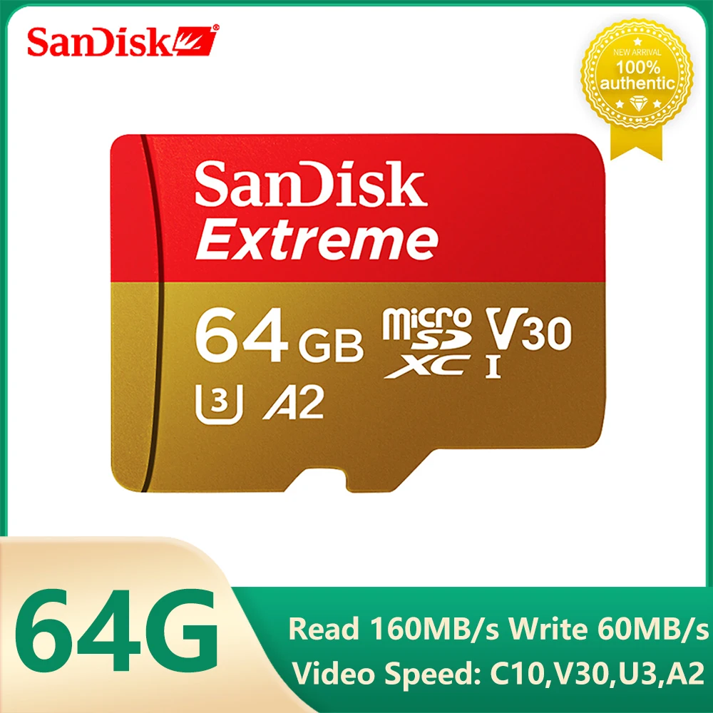 SanDisk SD Memory In Card Stick Reader In Memory 32 GB 128 GB 256 GB 400 GB 512 GB 1TB Extreme Pro Micro 64 GB Class 10 U 3 Card memory cards Memory Cards