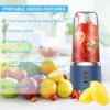 Mini Portable Juicer 300ML Fruit Blender is a convenient fruit and vegetable juicer for traveling students Portable Juicer 4