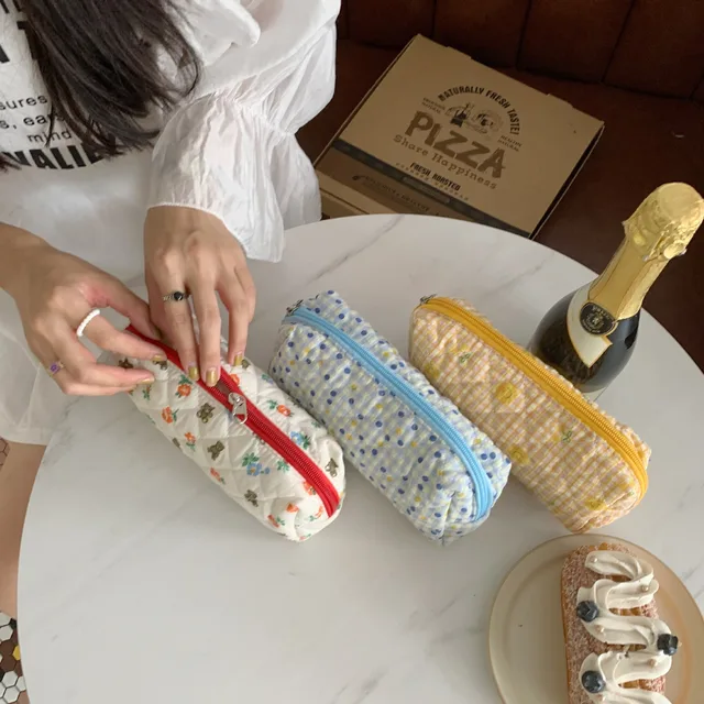 Bolsa de almacenamiento de pincel de lápiz labial cosmético de